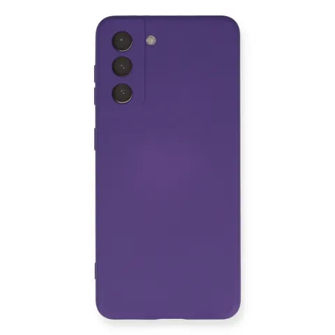 Samsung Galaxy S21 Kılıf Nano İçi Kadife Silikon - Mor