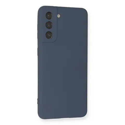 Samsung Galaxy S21 Kılıf Nano İçi Kadife Silikon - Gri