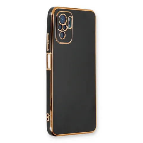 Xiaomi Redmi Note 10 Kılıf Volet Silikon - Siyah