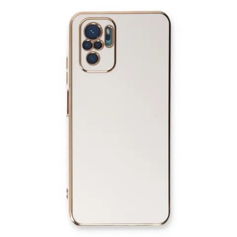Xiaomi Redmi Note 10 Kılıf Volet Silikon - Beyaz