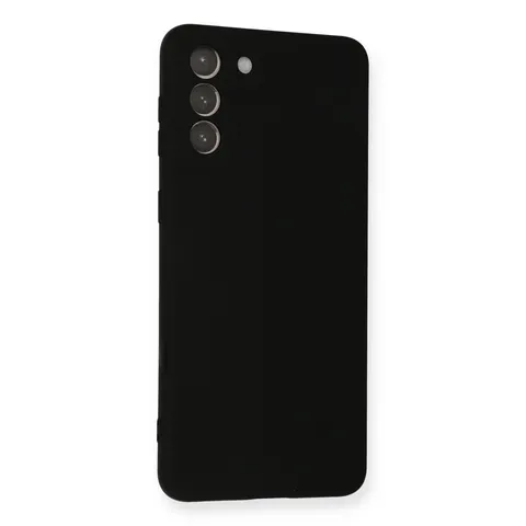 Samsung Galaxy S21 Plus Kılıf Nano İçi Kadife Silikon - Siyah