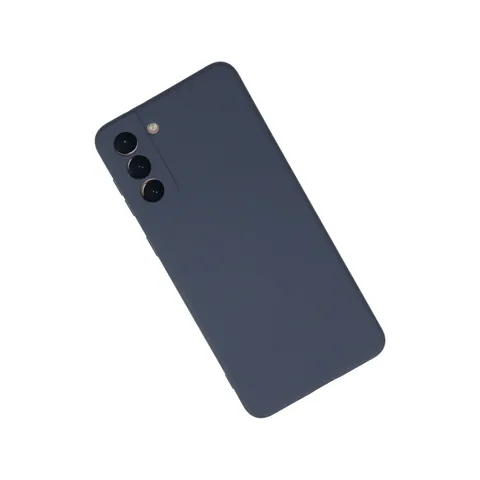 Samsung Galaxy S21 Plus Kılıf Nano İçi Kadife Silikon - Gri