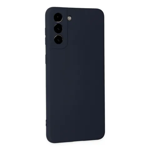 Samsung Galaxy S21 Plus Kılıf Nano İçi Kadife Silikon - Lacivert