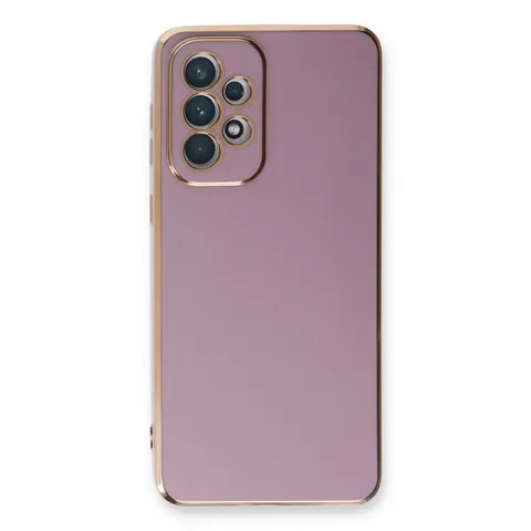 Samsung Galaxy A33 5g Kılıf Volet Silikon - Mor