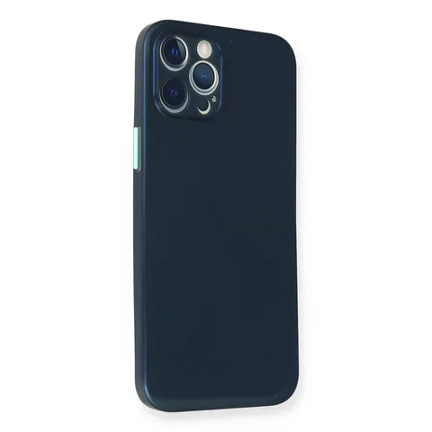İphone 12 Pro Kılıf Pp Ultra İnce Kapak - Mavi