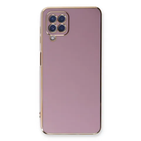 Samsung Galaxy A22 Kılıf Volet Silikon - Mor