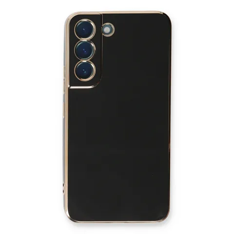 Samsung Galaxy S22 Plus Kılıf Volet Silikon - Siyah