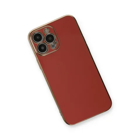 İphone 13 Pro Max Kılıf Volet Silikon - Kırmızı