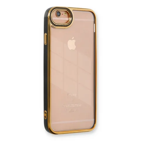 İphone 6 Kılıf Liva Lens Silikon - Siyah