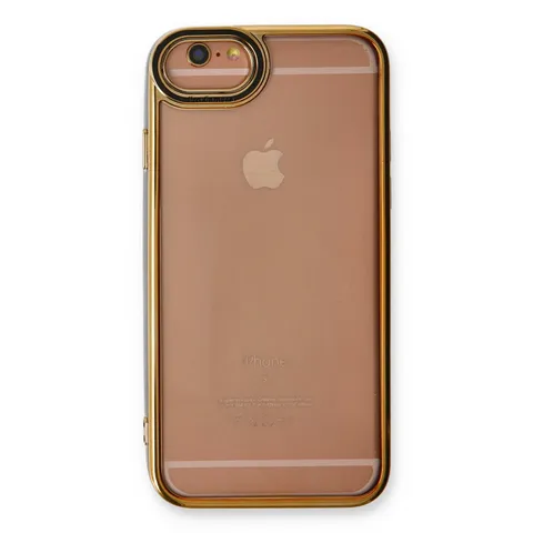 İphone 6 Kılıf Liva Lens Silikon - Siyah