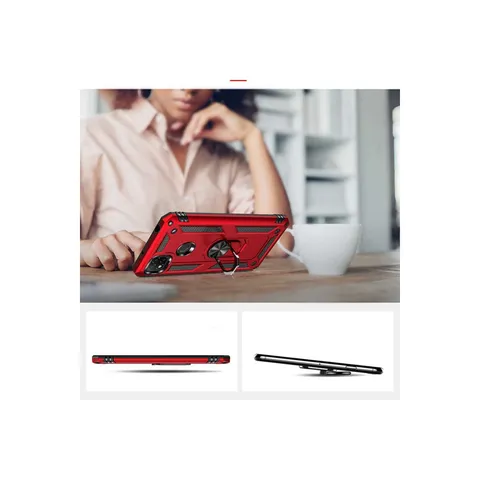 Xiaomi Redmi 9c Kılıf Sofya Yüzüklü Silikon Kapak - Rose