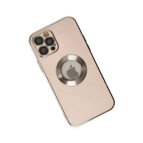 İphone 12 Pro Kılıf Store Silikon - Pembe
