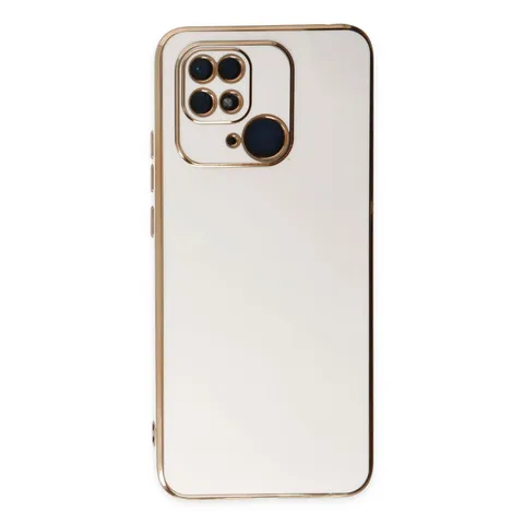 Xiaomi Redmi 10c Kılıf Volet Silikon - Beyaz