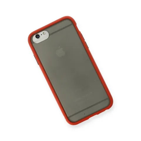 İphone 6 Kılıf Montreal Silikon Kapak - Kırmızı