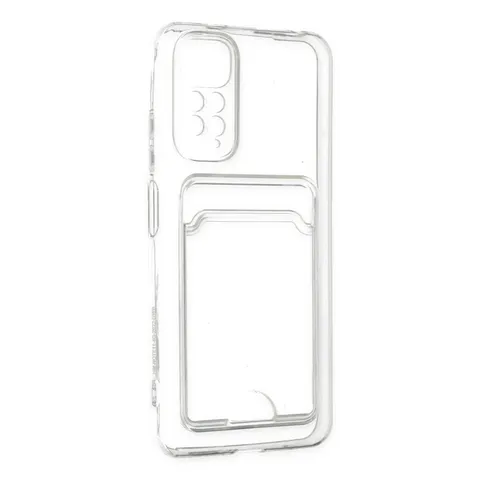 Xiaomi Redmi Note 11 Kılıf Kart Şeffaf Silikon - Şeffaf