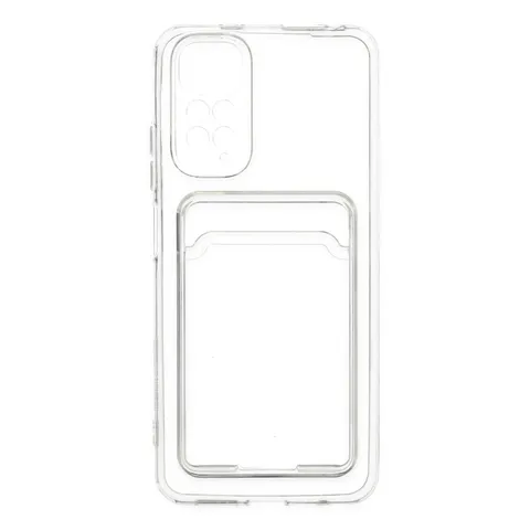 Xiaomi Redmi Note 11 Kılıf Kart Şeffaf Silikon - Şeffaf