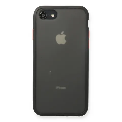 İphone 7 Kılıf Montreal Silikon Kapak - Siyah