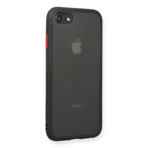 İphone 7 Kılıf Montreal Silikon Kapak - Siyah