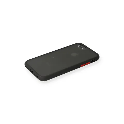 İphone 7 Kılıf Montreal Silikon Kapak - Siyah