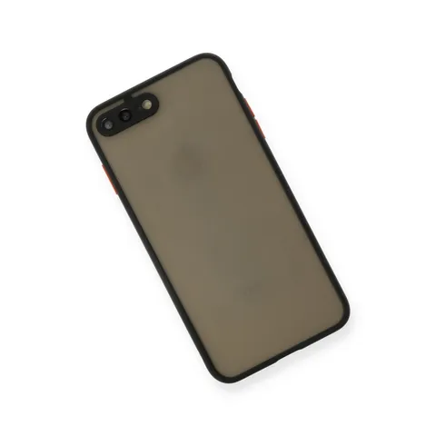 İphone 7 Plus Kılıf Montreal Silikon Kapak - Siyah