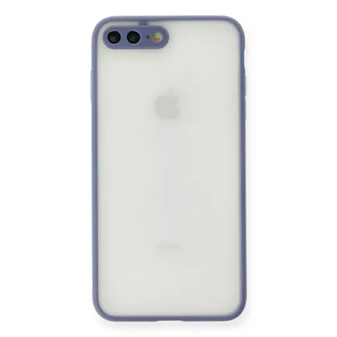 İphone 7 Plus Kılıf Montreal Silikon Kapak - Gri