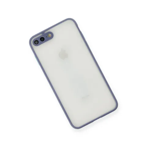 İphone 7 Plus Kılıf Montreal Silikon Kapak - Gri