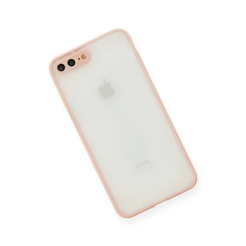 İphone 7 Plus Kılıf Montreal Silikon Kapak - Pembe
