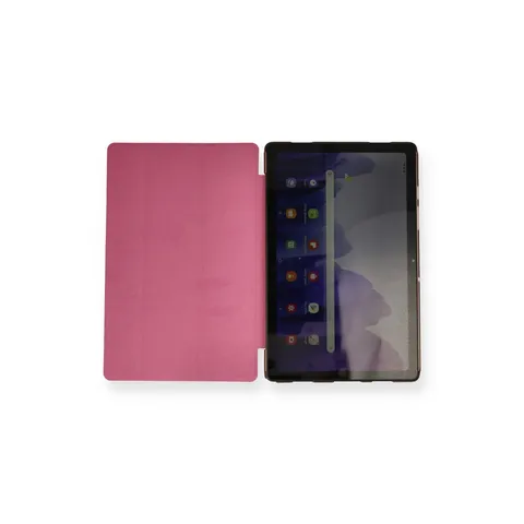 Samsung Galaxy T870 Tab S7 11 Kılıf Tablet Smart Kılıf - Pembe