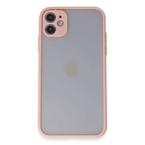 İphone 11 Kılıf Montreal Silikon Kapak - Pembe