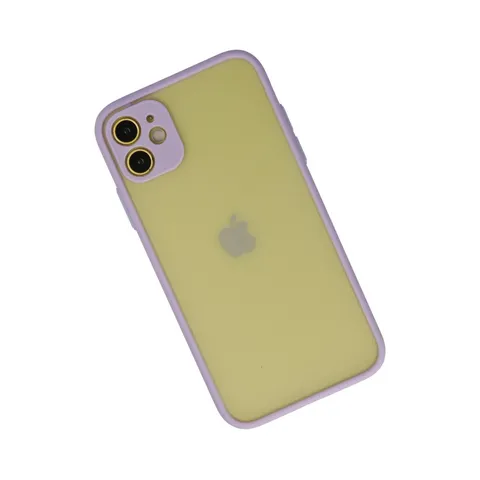İphone 11 Kılıf Montreal Silikon Kapak - Mor