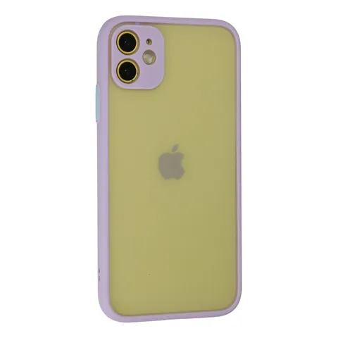 İphone 11 Kılıf Montreal Silikon Kapak - Mor