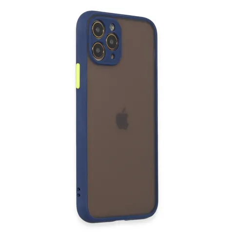 İphone 11 Pro Kılıf Montreal Silikon Kapak - Lacivert