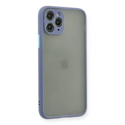 İphone 11 Pro Kılıf Montreal Silikon Kapak - Gri