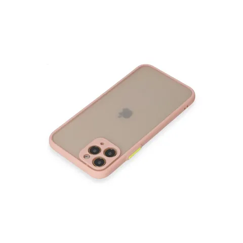 İphone 11 Pro Kılıf Montreal Silikon Kapak - Pembe