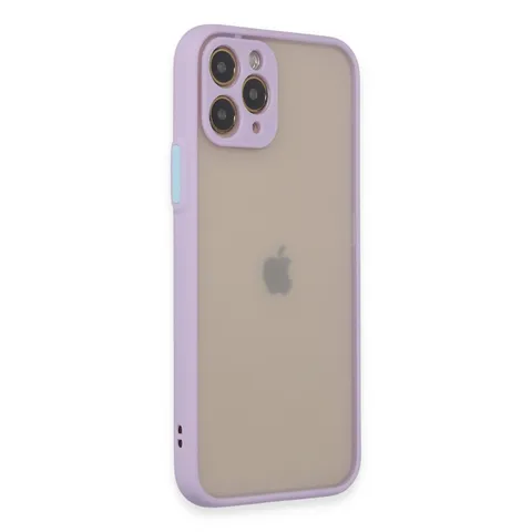 İphone 11 Pro Kılıf Montreal Silikon Kapak - Mor