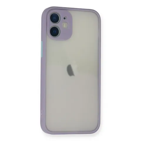 İphone 11 Pro Max Kılıf Montreal Silikon Kapak - Mor