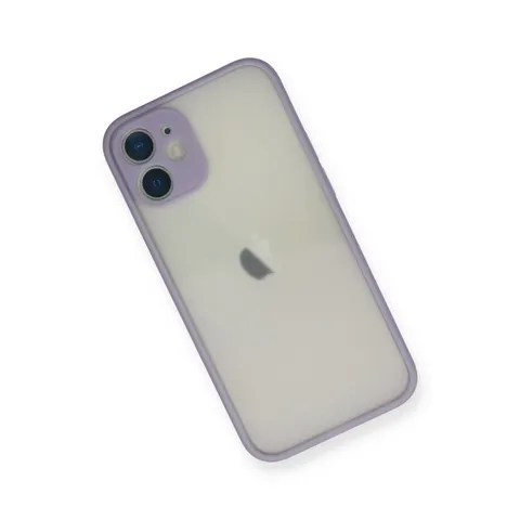 İphone 11 Pro Max Kılıf Montreal Silikon Kapak - Mor