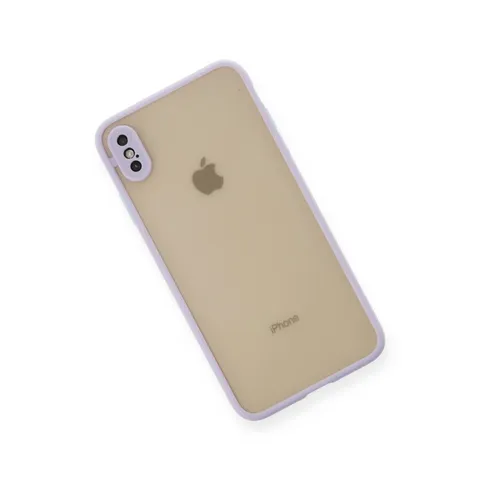 İphone X Kılıf Montreal Silikon Kapak - Mor