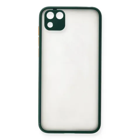 Huawei Y5p Kılıf Montreal Silikon Kapak - Yeşil