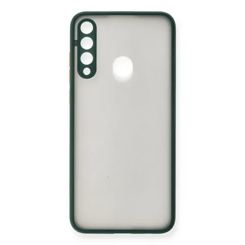 Huawei Y6p Kılıf Montreal Silikon Kapak - Yeşil
