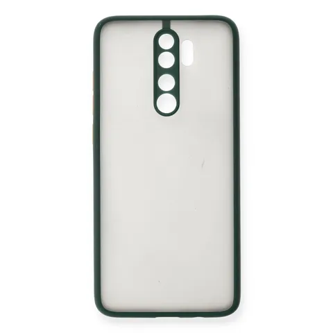 Xiaomi Redmi Note 8 Pro Kılıf Montreal Silikon Kapak - Yeşil
