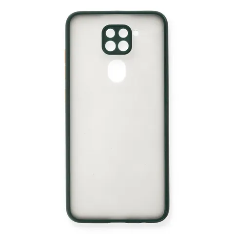 Xiaomi Redmi Note 9 Kılıf Montreal Silikon Kapak - Yeşil