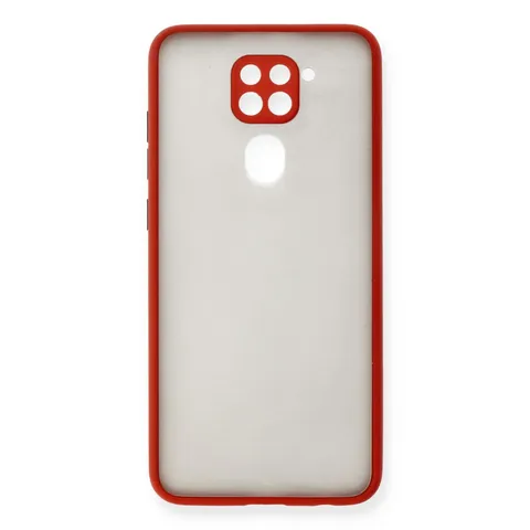 Xiaomi Redmi Note 9 Kılıf Montreal Silikon Kapak - Kırmızı