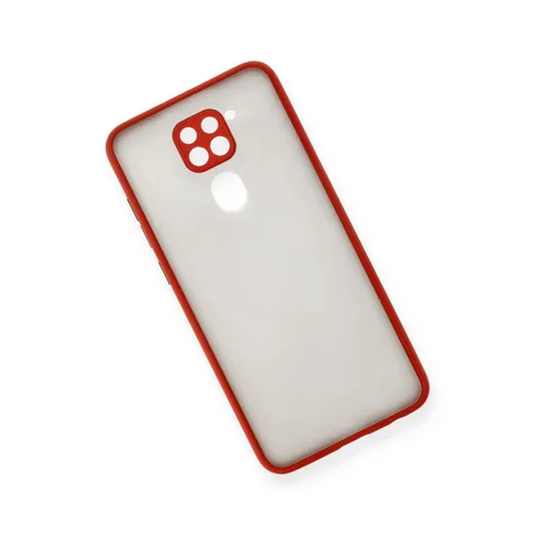 Xiaomi Redmi Note 9 Kılıf Montreal Silikon Kapak - Kırmızı