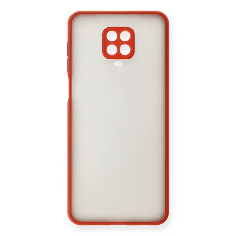 Xiaomi Redmi Note 9 Pro Kılıf Montreal Silikon Kapak - Kırmızı