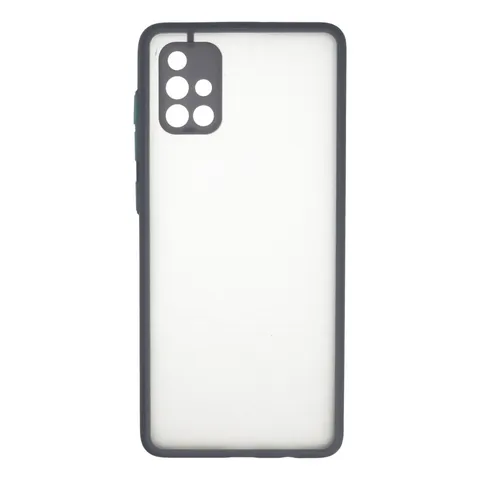 Samsung Galaxy A71 Kılıf Montreal Silikon Kapak - Gri