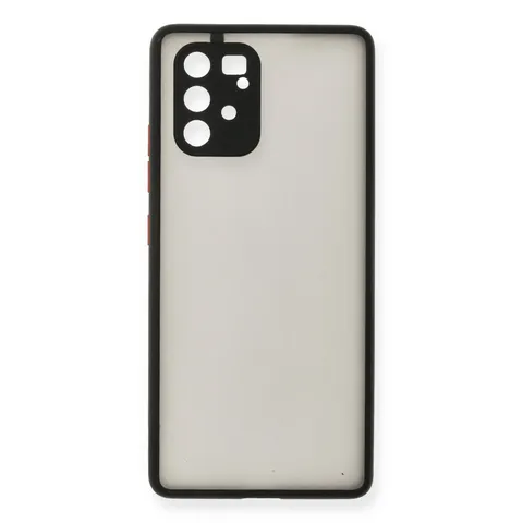 Samsung Galaxy A91 / S10 Lite Kılıf Montreal Silikon Kapak - Siyah