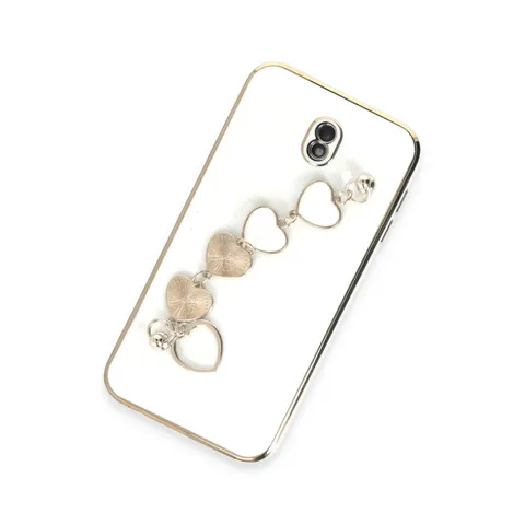 Samsung Galaxy J7 Pro / J730 Kılıf Esila Silikon - Beyaz