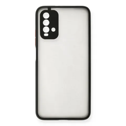 Xiaomi Redmi 9t Kılıf Montreal Silikon Kapak - Siyah