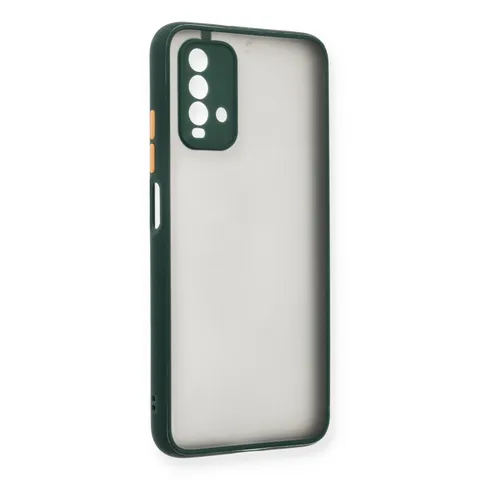 Xiaomi Redmi 9t Kılıf Montreal Silikon Kapak - Yeşil